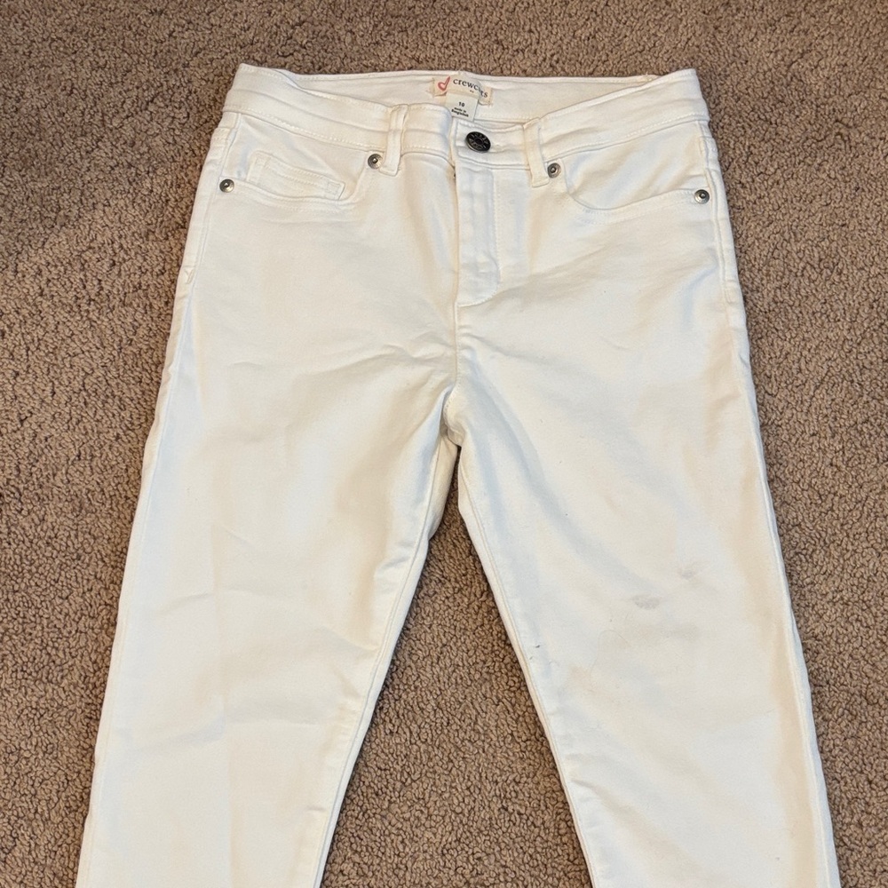 J. Crew Kids Off-White Jeans